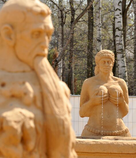 Sand sculptures festival opens at All-Russian Exhibition Center