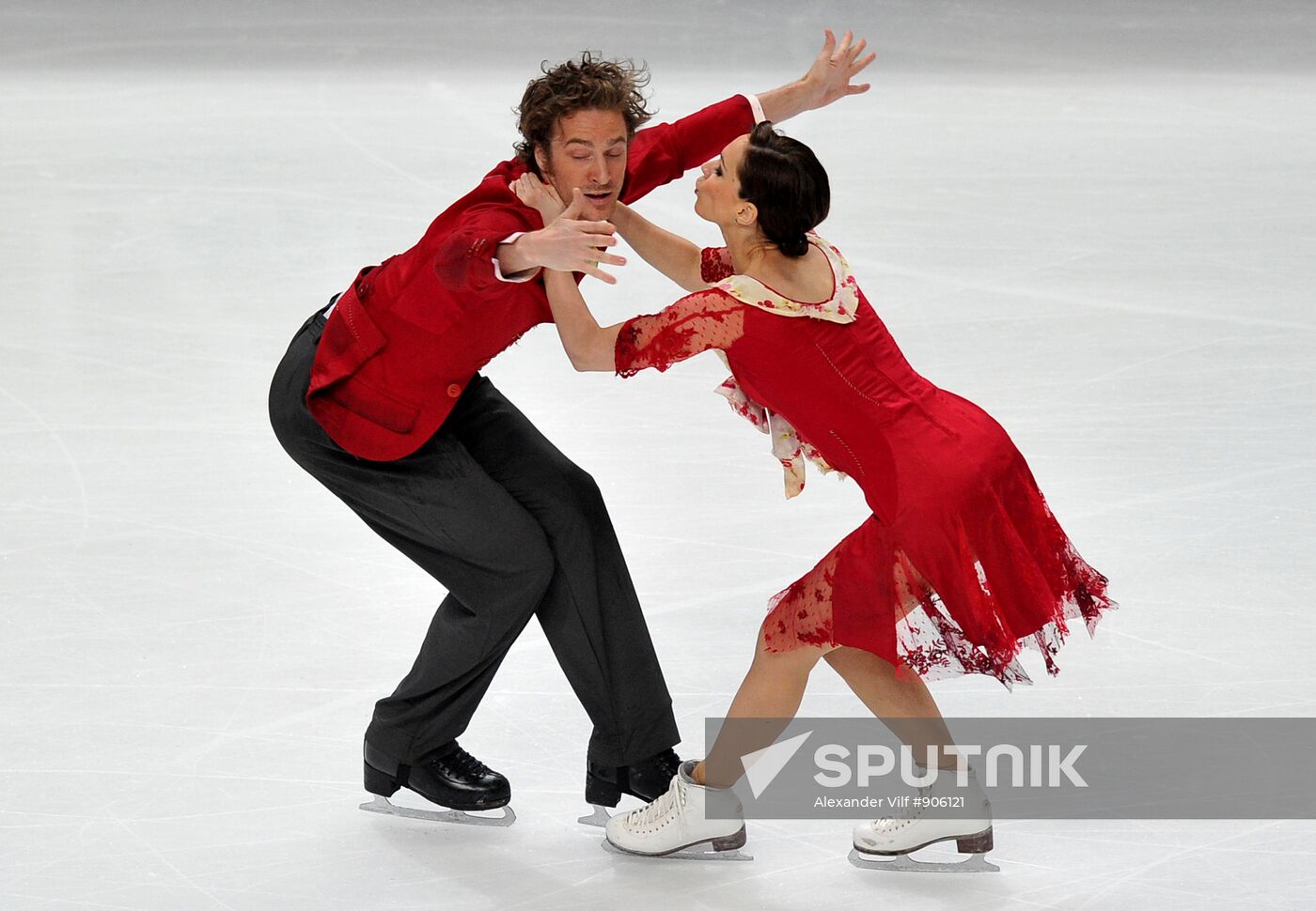 Natalie Pechalat and Fabian Bourzat