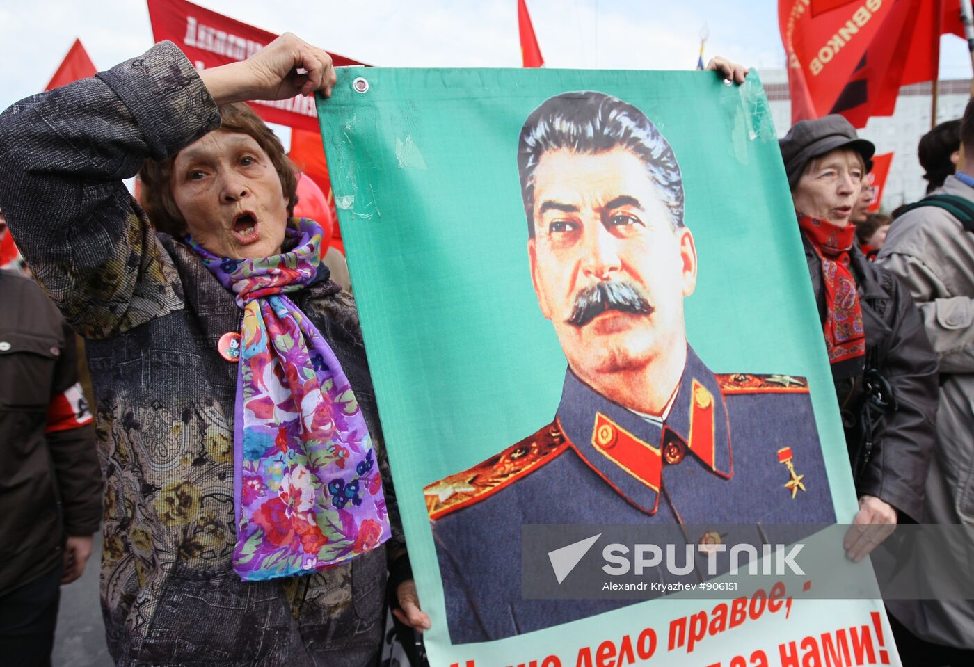 Labor Day demonstration in Novosibirsk