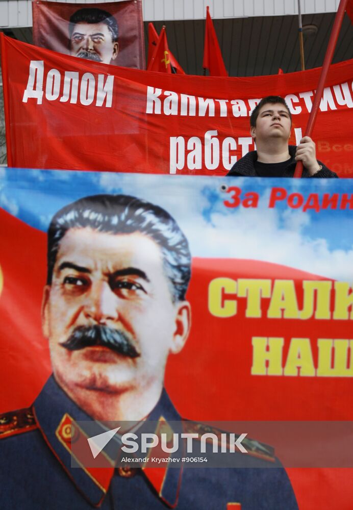 Labor Day demonstration in Novosibirsk