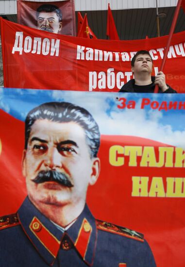Labor Day demonstration in Novosibirsk