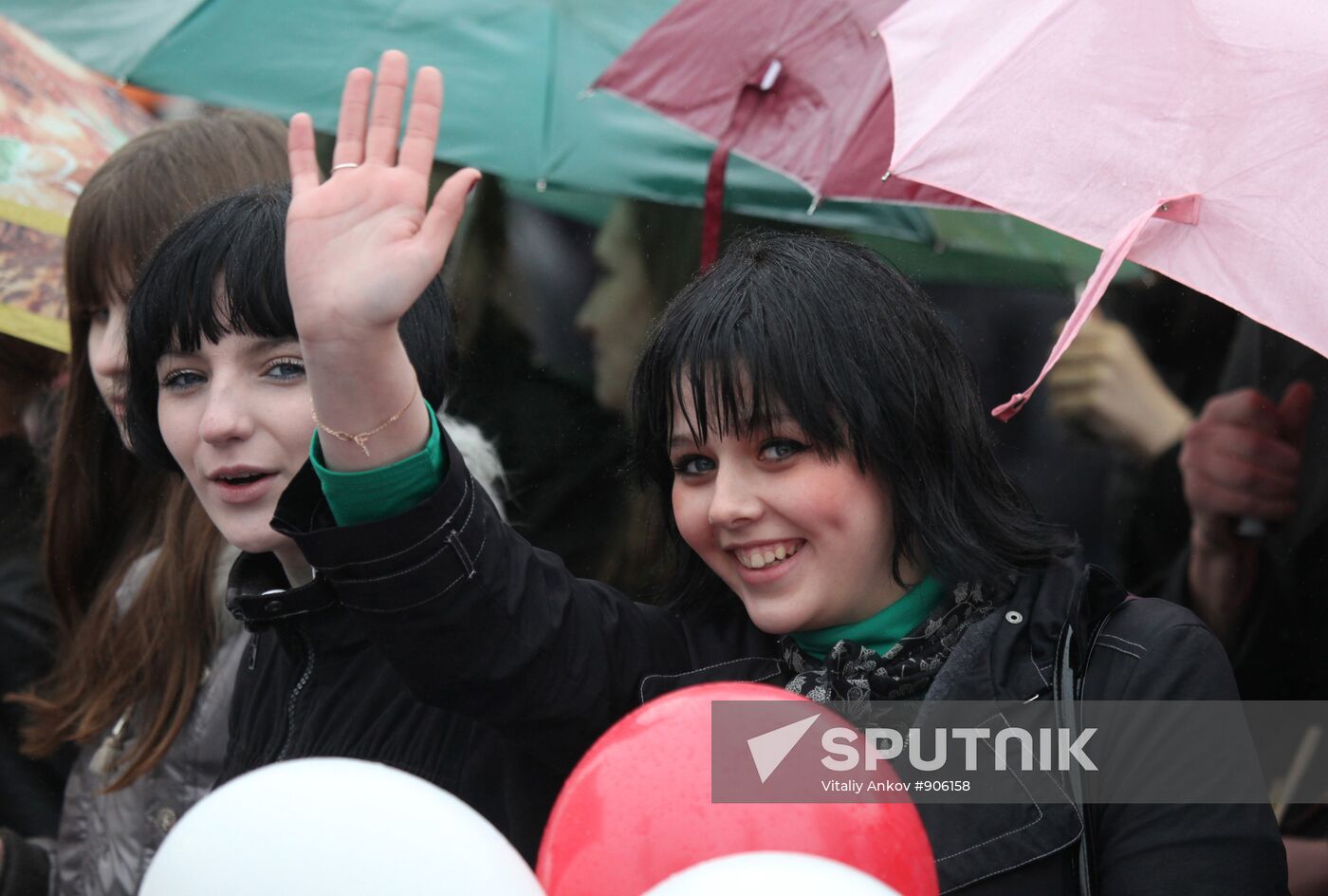 Labor Day demonstration in Vladivostok