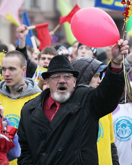 Labor Day demonstration in Vladivostok