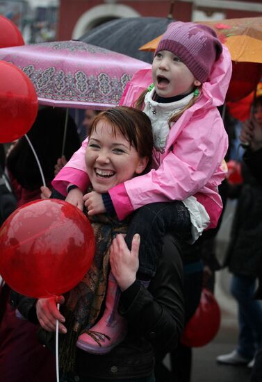 Labor Day demonstration in Vladivostok