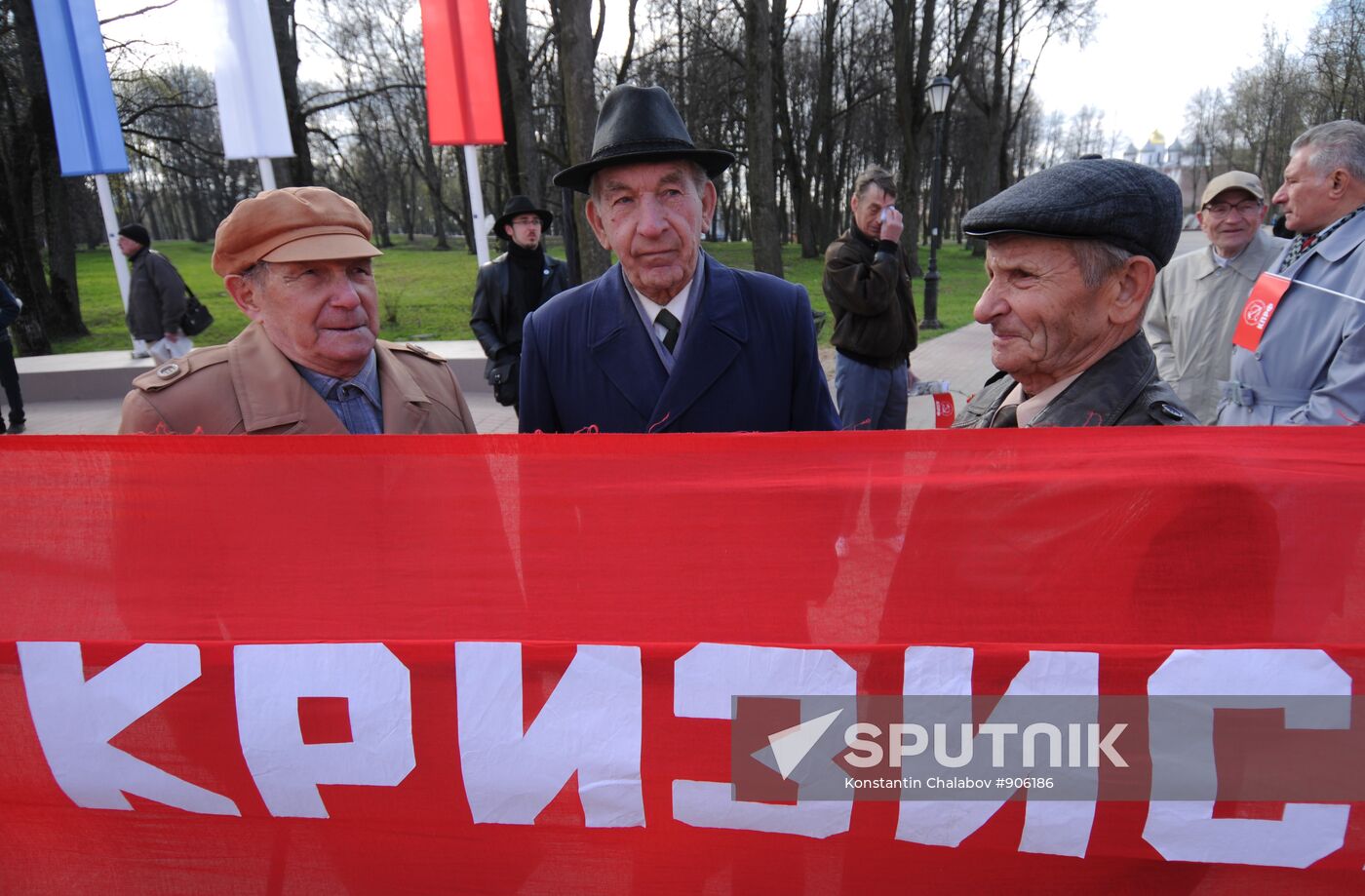 Labor Day march in Veliky Novgorod