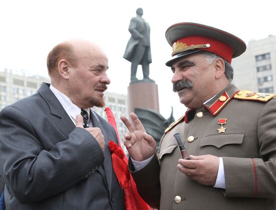 Labor Day demonstrations in Moscow
