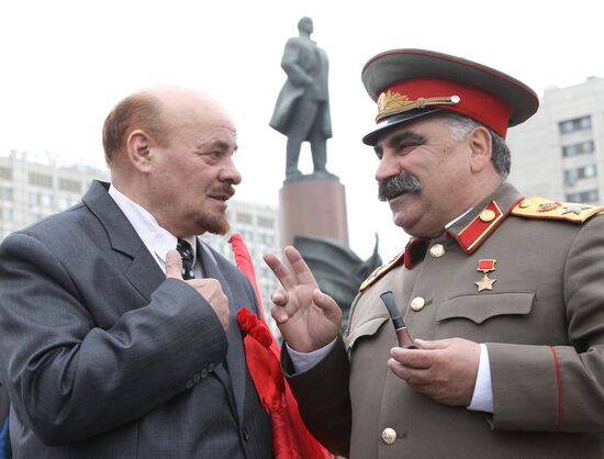 Labor Day demonstrations in Moscow
