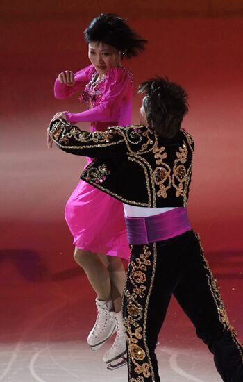 Figure skating. Demonstration performances in St. Petersburg