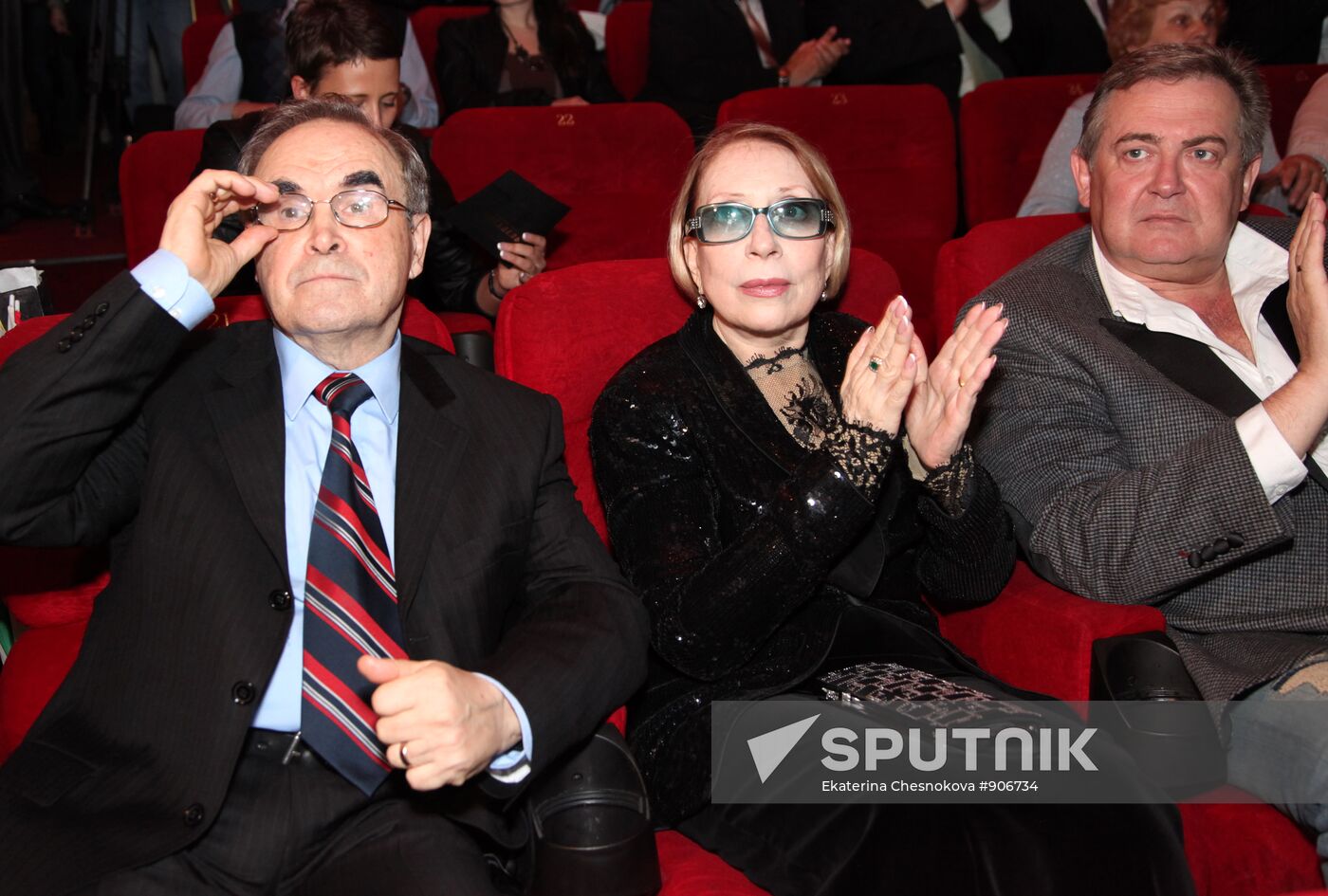 Gleb Panfilov, Inna Churikova and Yuri Stoyanov