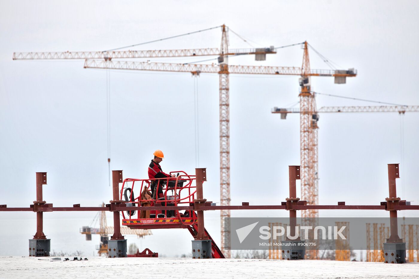 Constructing Olympic sites in Sochi