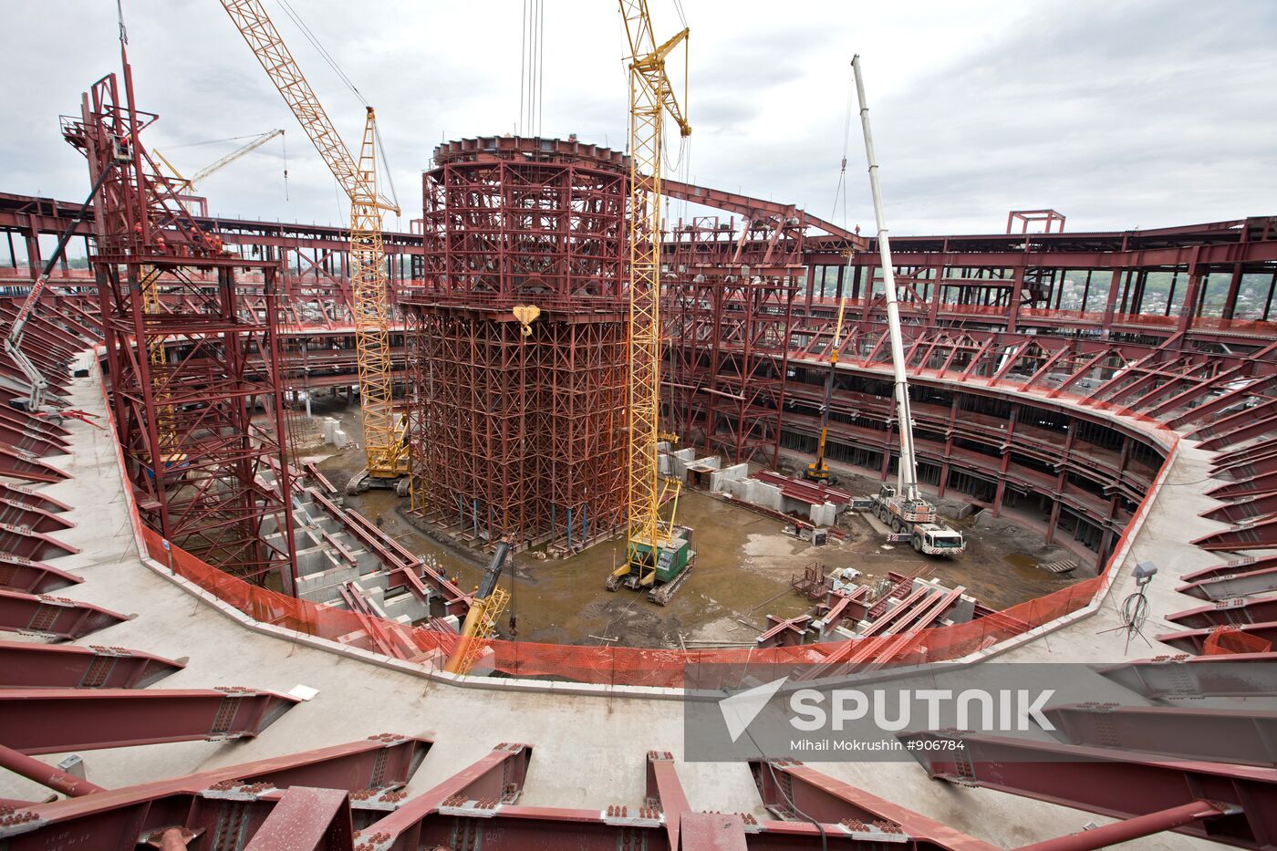 Constructing Olympic sites in Sochi