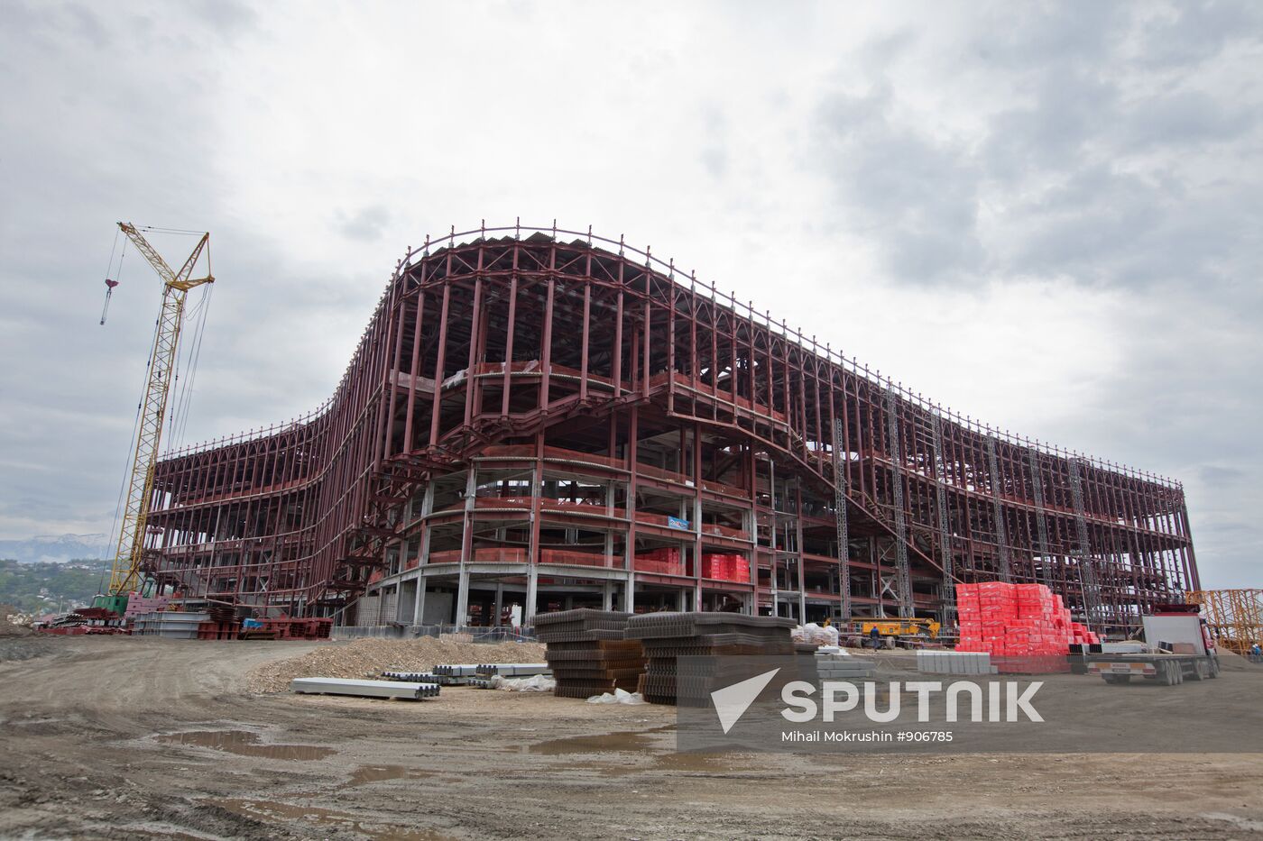 Constructing Olympic sites in Sochi