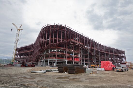 Constructing Olympic sites in Sochi