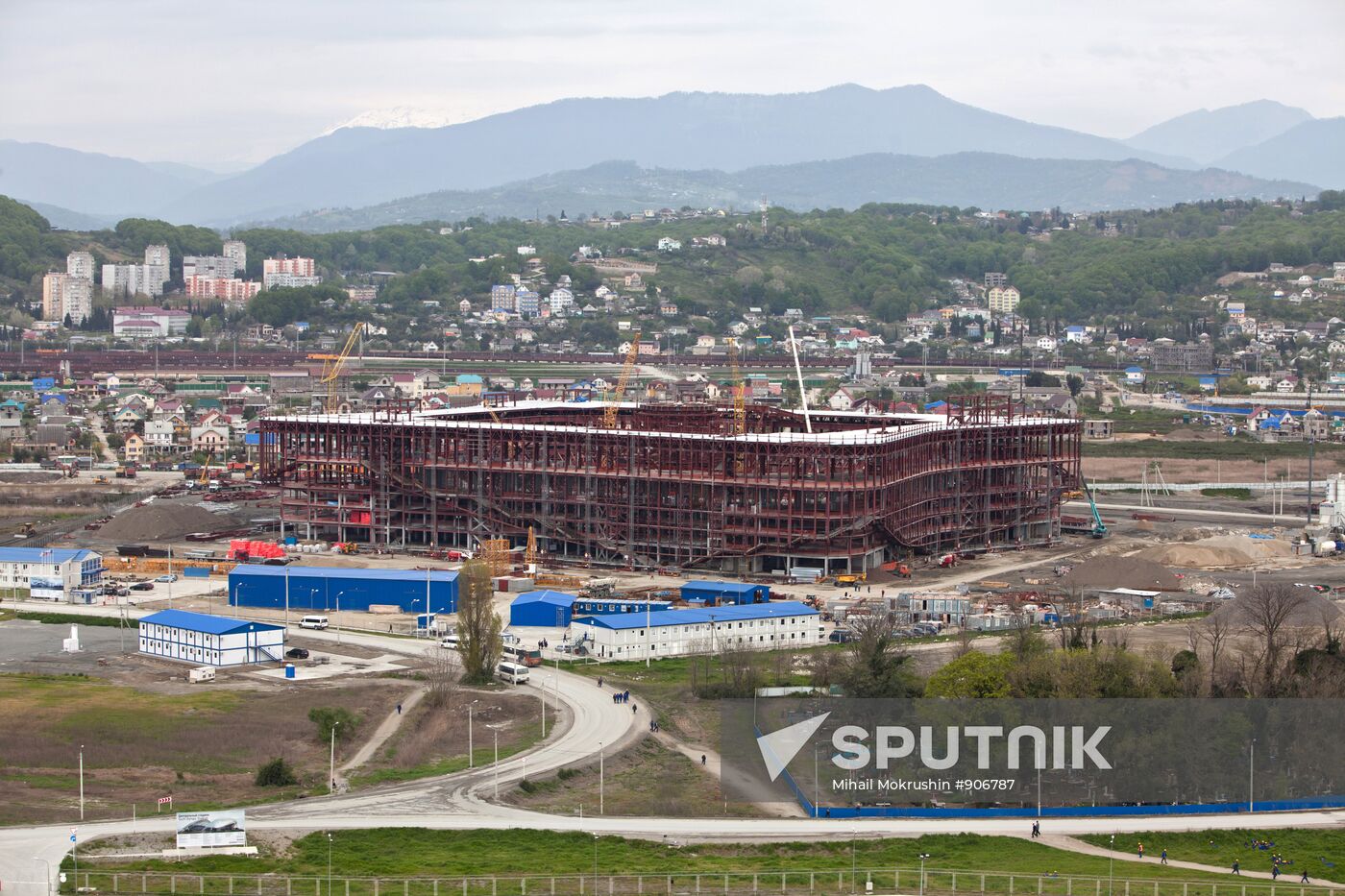 Construction of Olympic facilities in Sochi