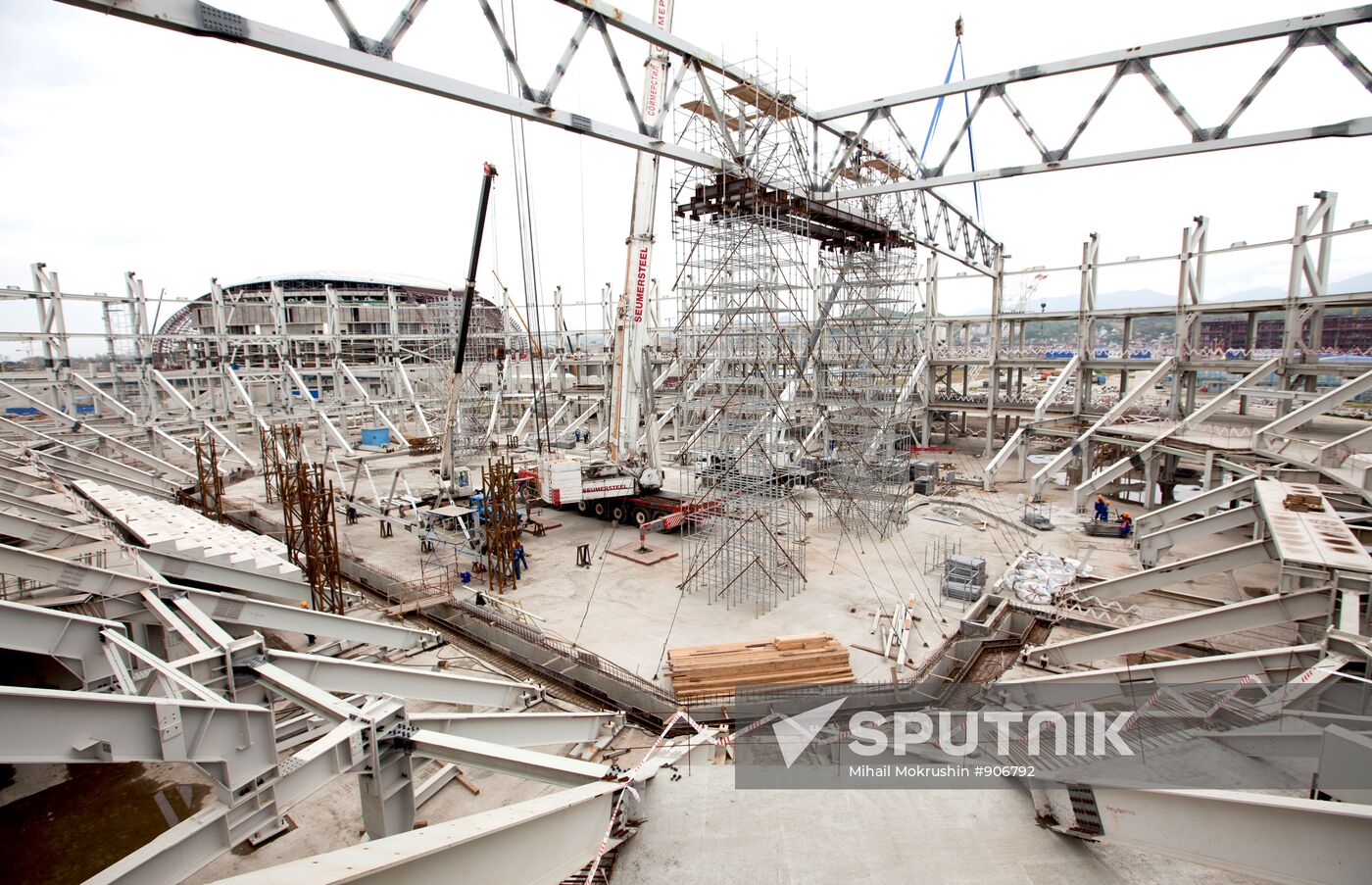 Construction of Olympic facilities in Sochi