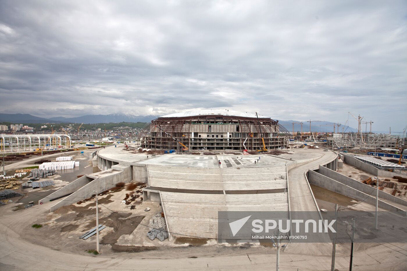 Construction of Olympic facilities in Sochi