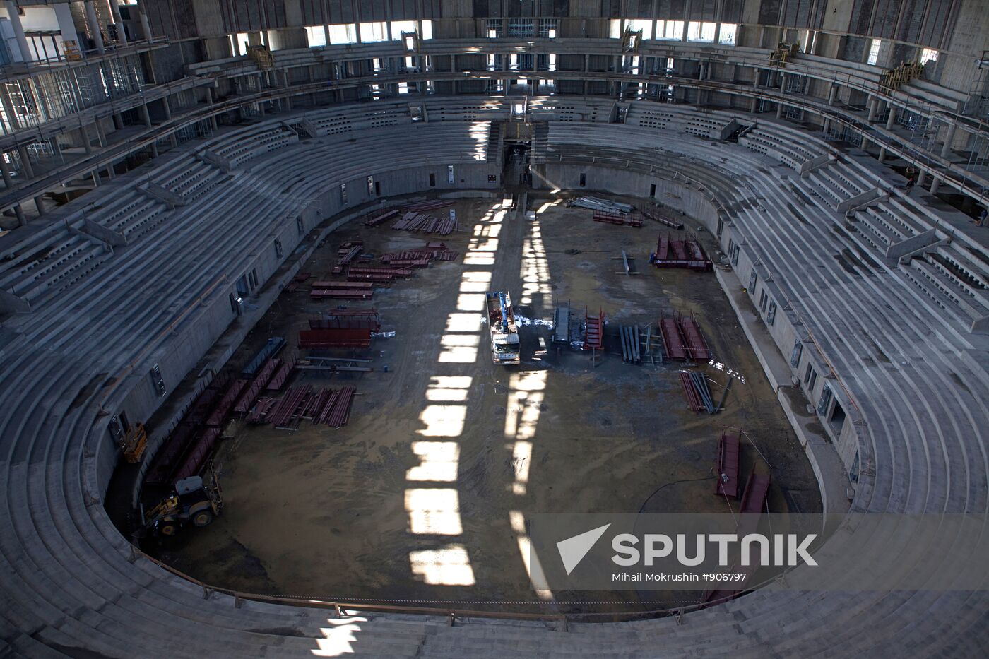 Construction of Olympic facilities in Sochi