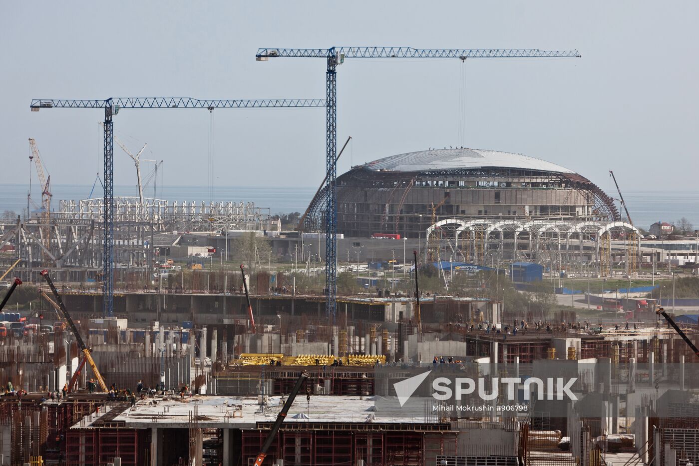 Construction of Olympic facilities in Sochi
