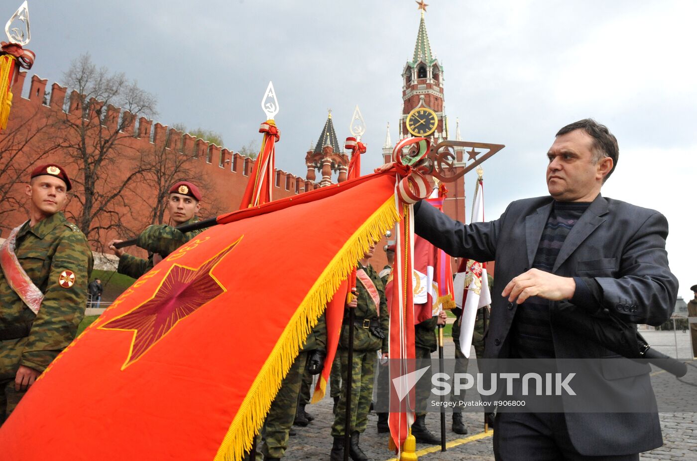 Rehearsal of Victory Parade on Red Square