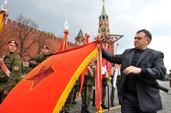 Rehearsal of Victory Parade on Red Square