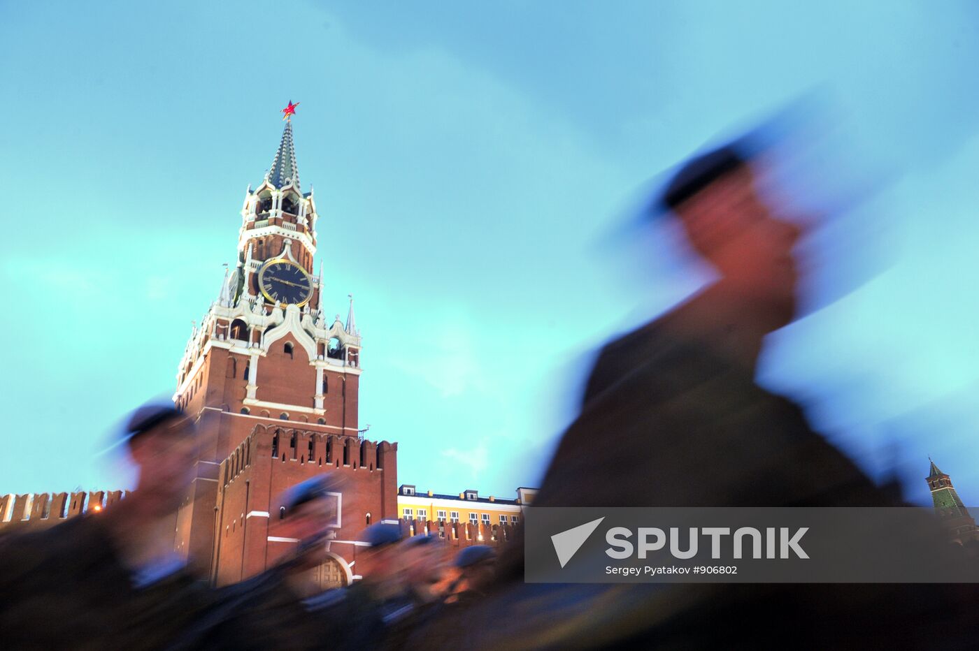 Rehearsal of Victory Parade on Red Square