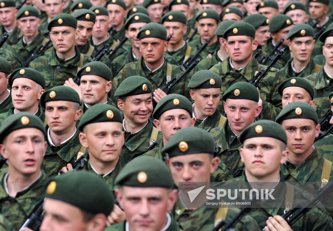 Rehearsal of Victory Parade on Red Square