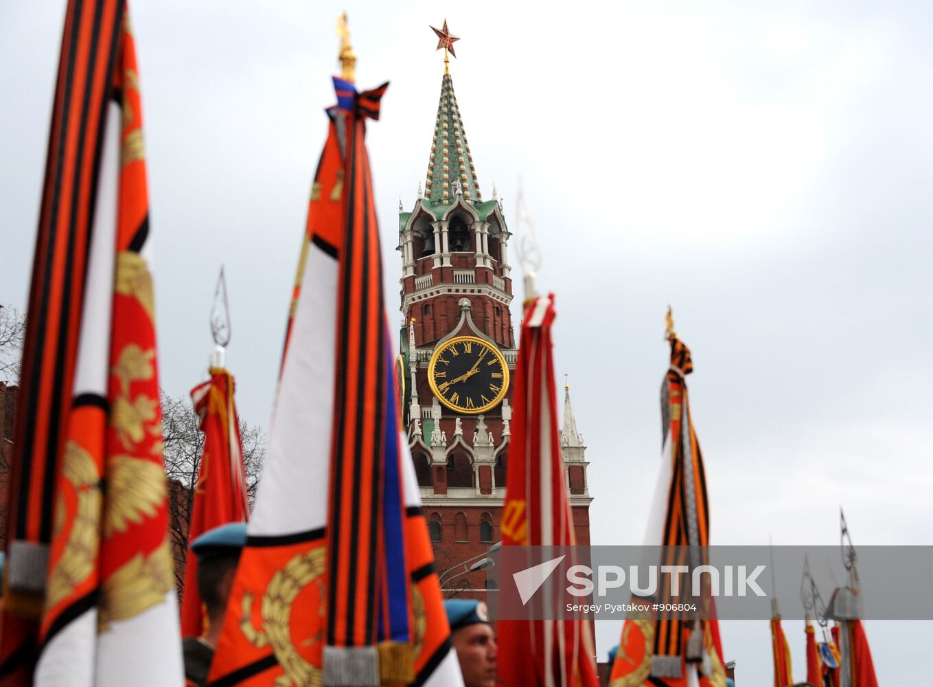 Rehearsal of Victory Parade on Red Square