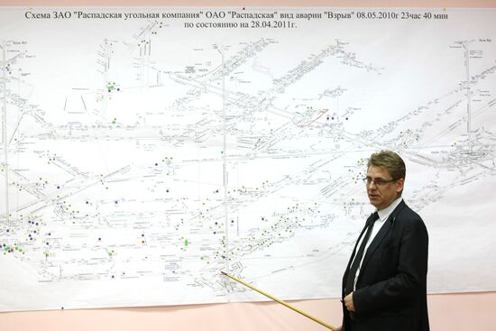Raspadskaya coal mine. One year later