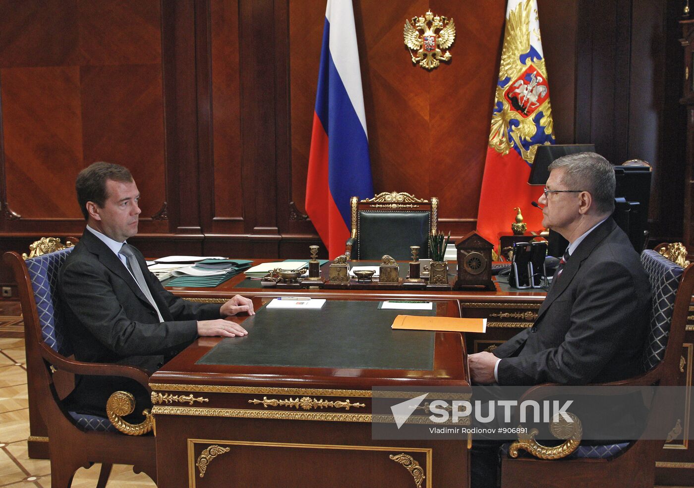 Dmitry Medvedev meets with Yury Chaika