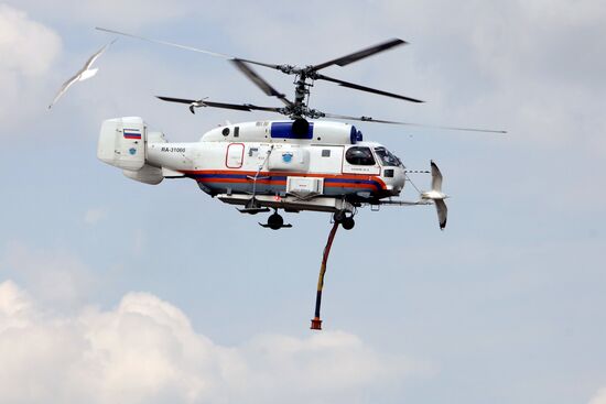 Russian Emergency Ministry showcases new technical developments