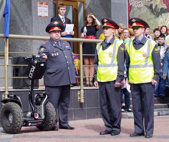 Naberezhnyye Chelny road police receive personal transporters