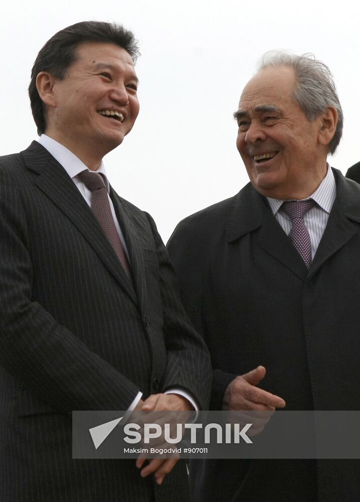 Kirsan Ilyumzhinov and Mintimer Shaimiyev