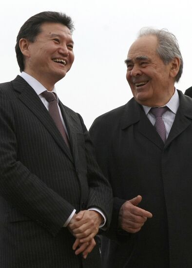 Kirsan Ilyumzhinov and Mintimer Shaimiyev