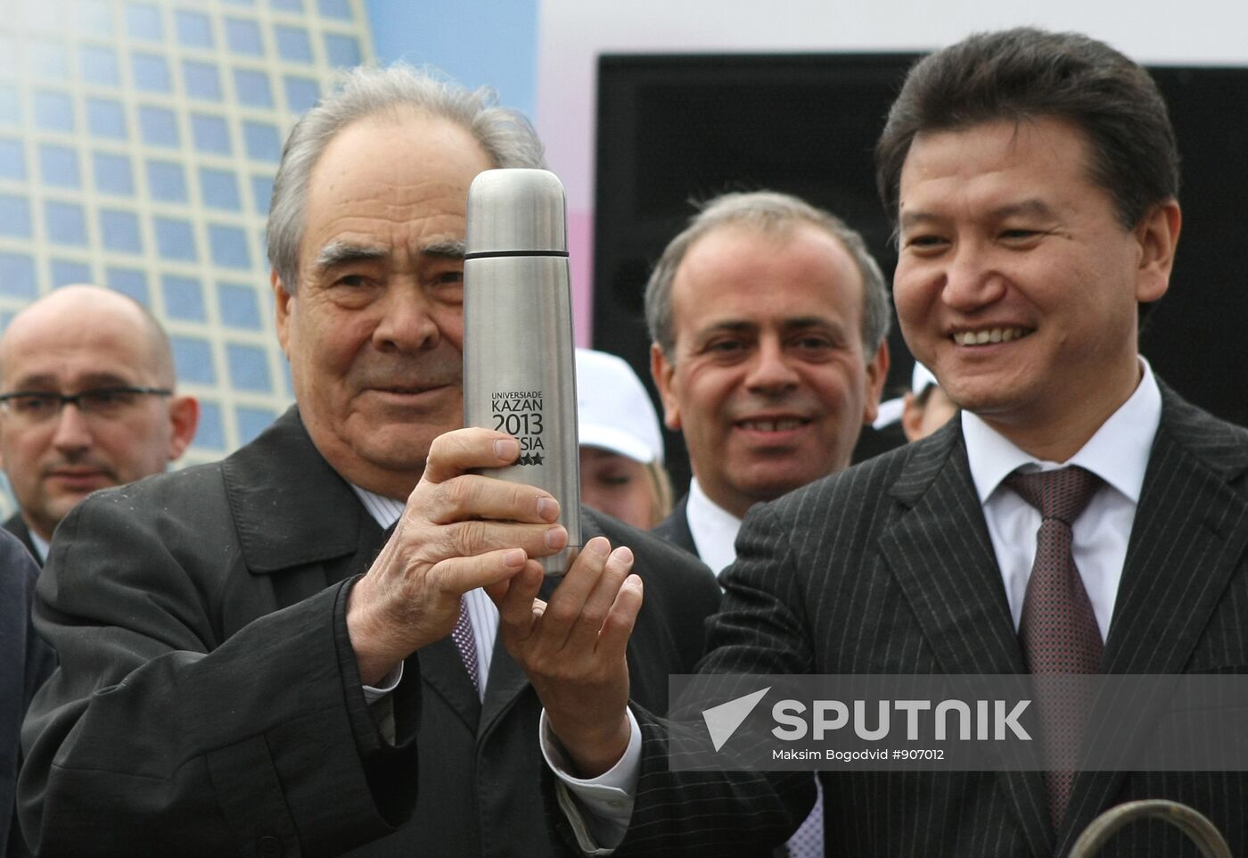 Kirsan Ilyumzhinov and Mintimer Shaimiyev