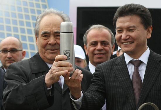 Kirsan Ilyumzhinov and Mintimer Shaimiyev