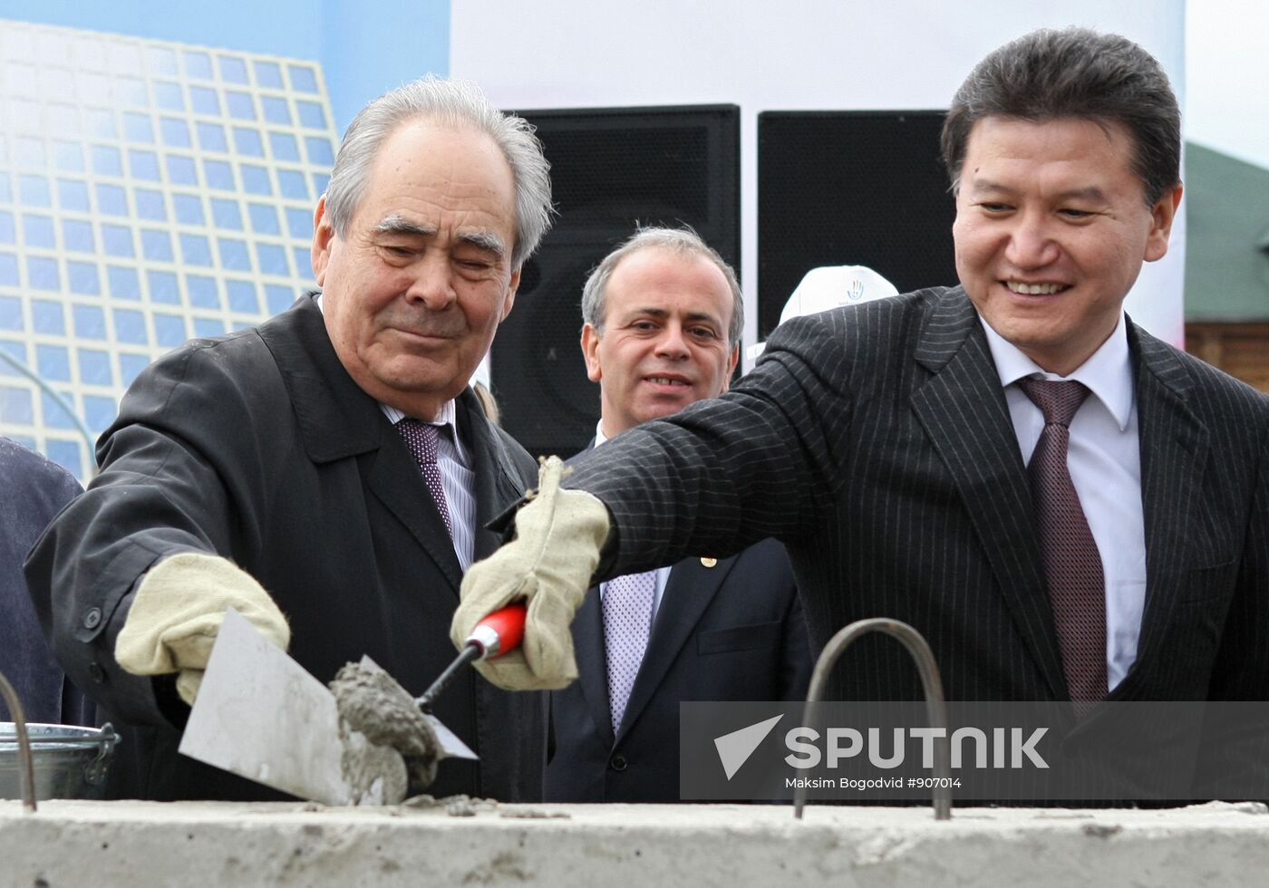 Kirsan Ilyumzhinov and Mintimer Shaimiyev