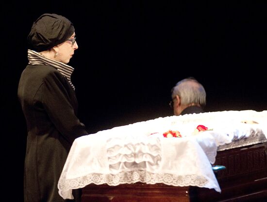 Funeral service for People's Artist of Russia Alexander Lazarev