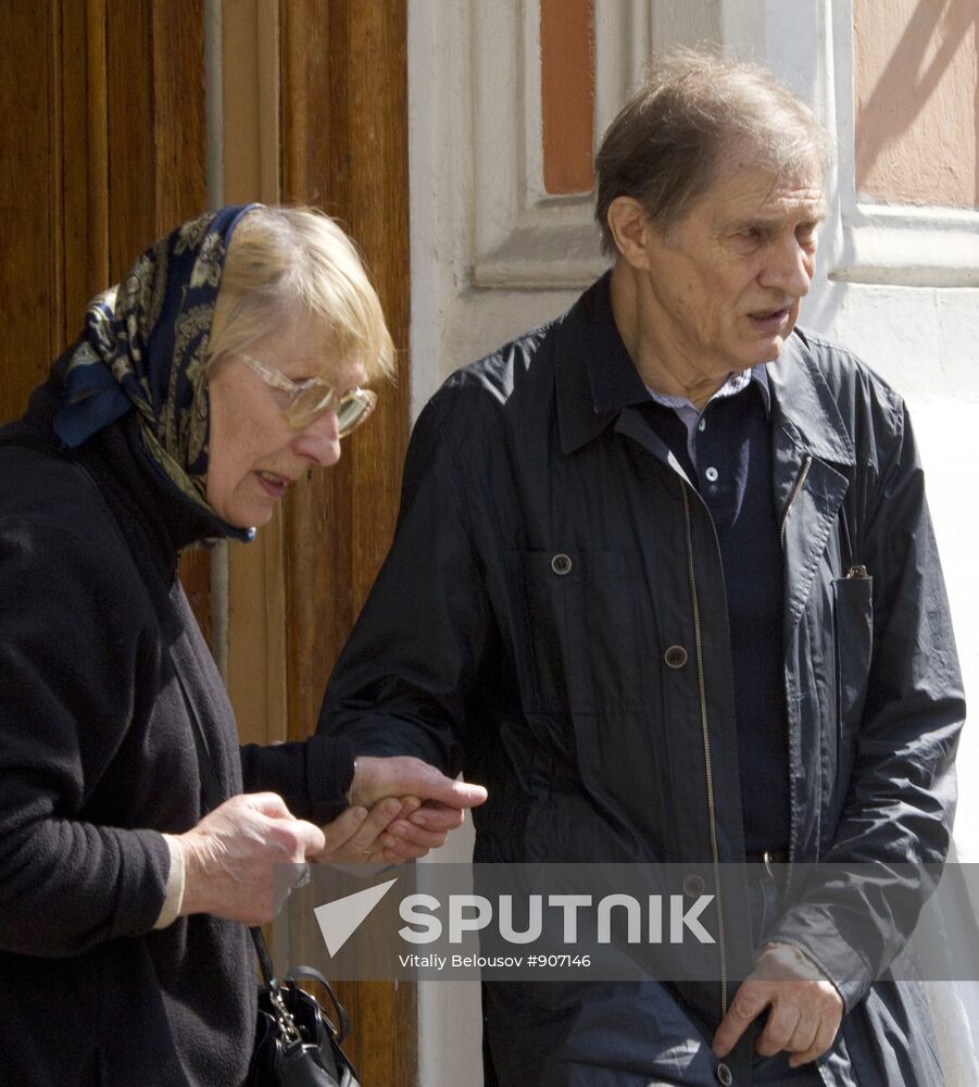 Funeral service for People's Artist of Russia Alexander Lazarev