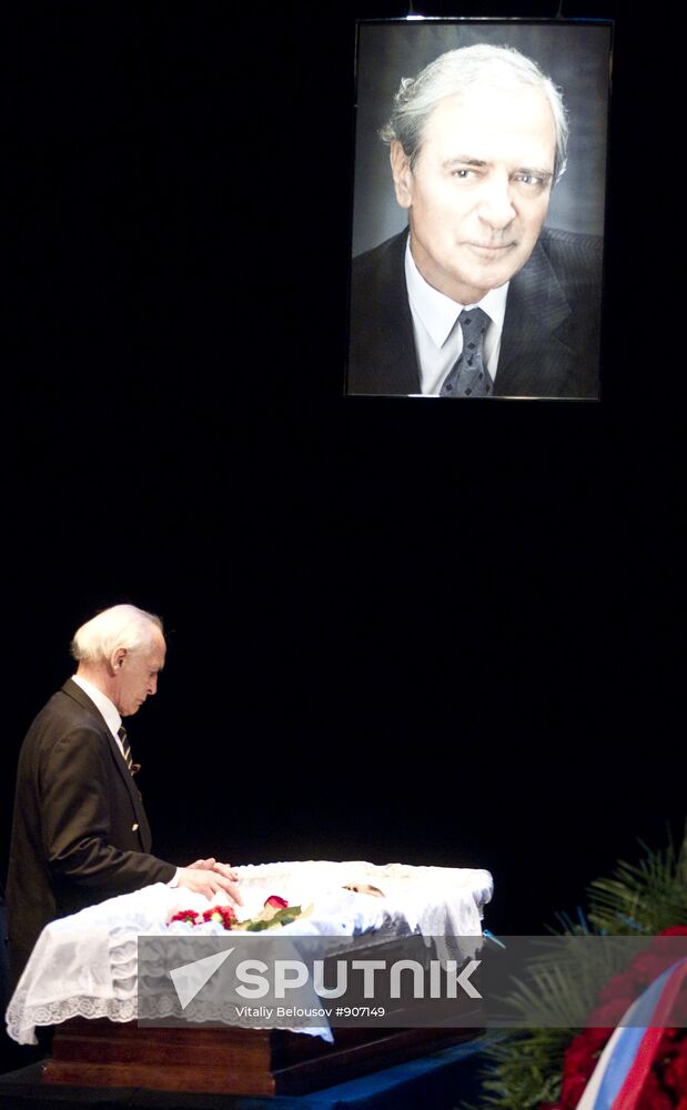 Funeral service for People's Artist of Russia Alexander Lazarev