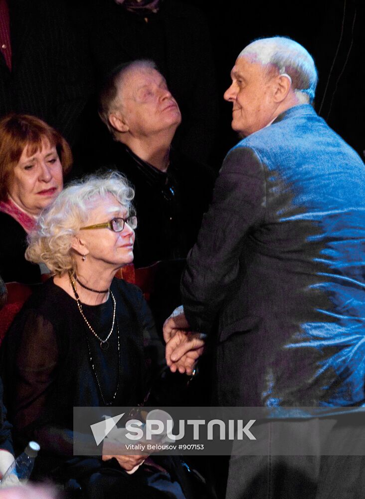 Funeral service for People's Artist of Russia Alexander Lazarev