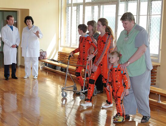 Dmitry Medvedev visits children's psychoneurology hospital