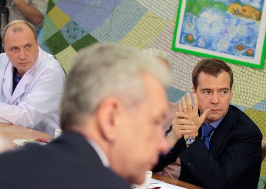 Dmitry Medvedev visits children's psychoneurology hospital