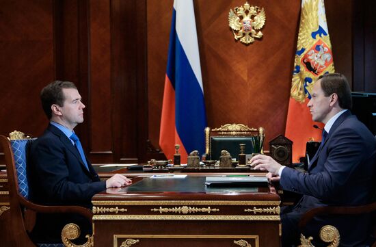 Dmitry Medvedev meets with Leo Kuznetsov