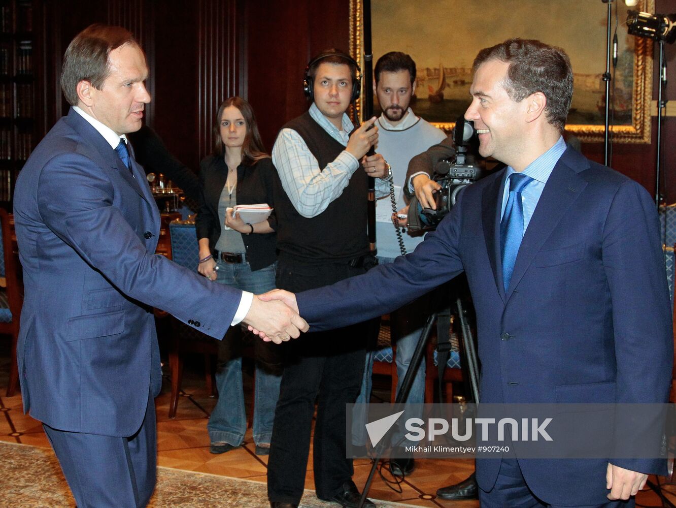 Dmitry Medvedev meets with Leo Kuznetsov