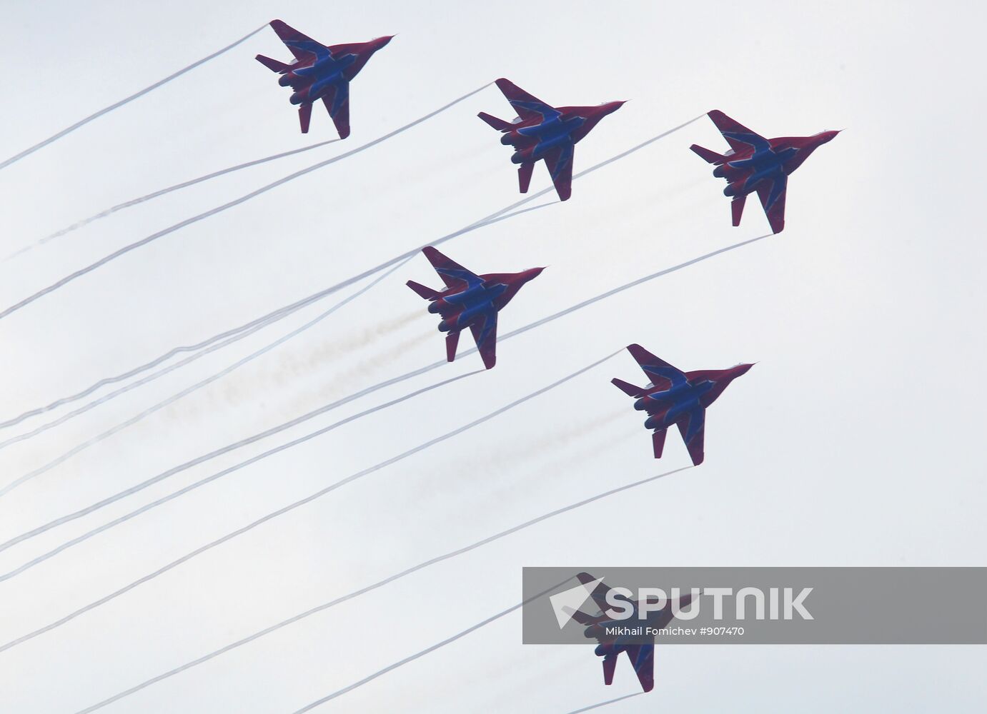 Strizhi aerobatic display team celebrate their anniversary