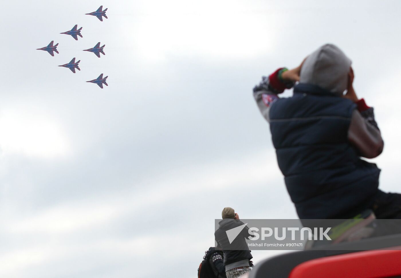 Strizhi aerobatic display team celebrate their anniversary