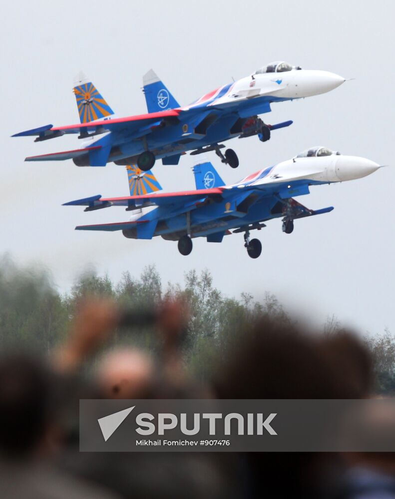 Strizhi aerobatic display team celebrate their anniversary