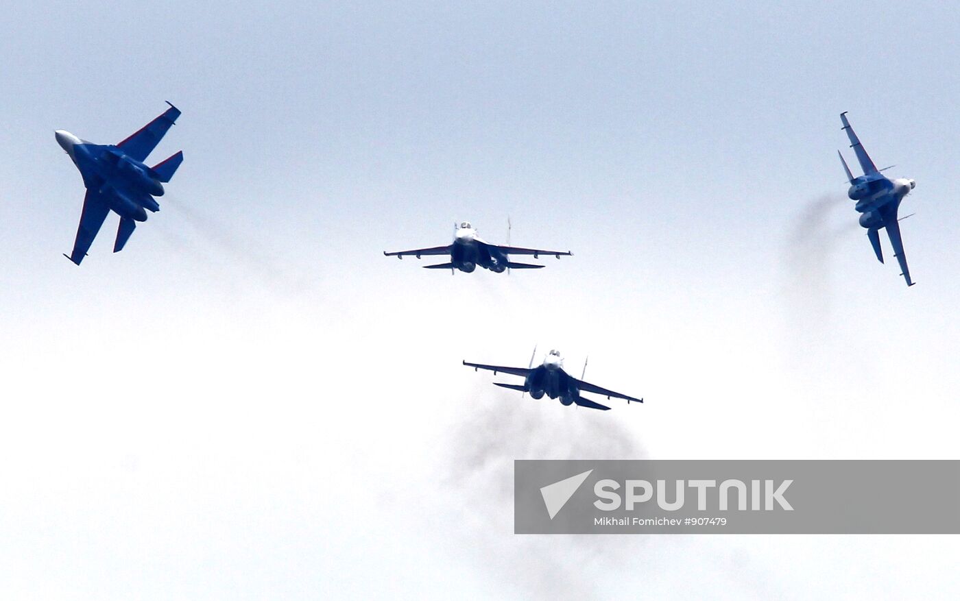 Strizhi aerobatic display team celebrate their anniversary