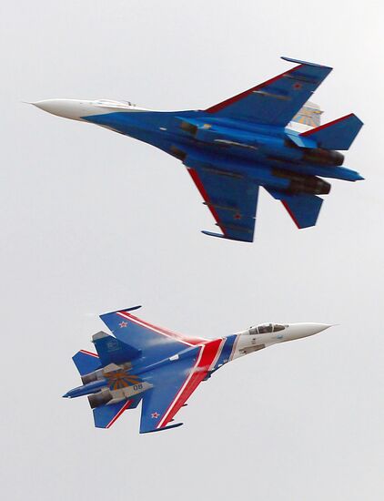 Strizhi aerobatic display team celebrate their anniversary