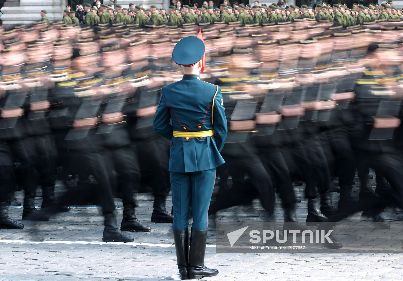 Victory Parade's general rehearsal on Red Square